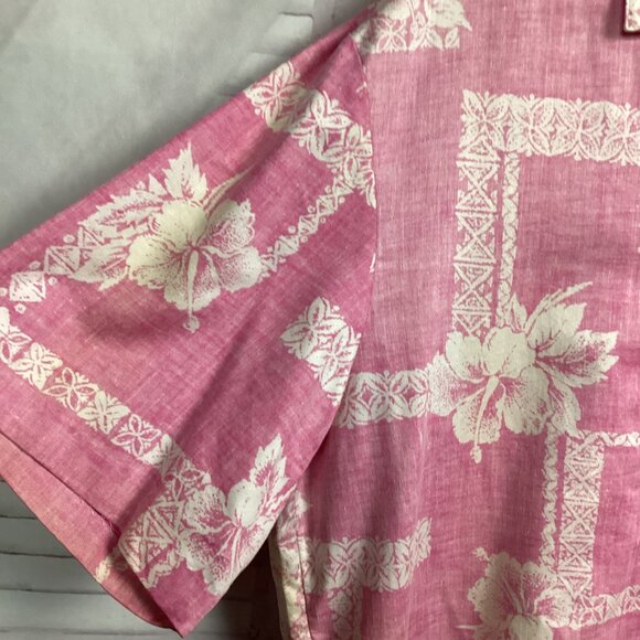 Vintage Malihini Hawaii Short Sleeved Casual Button Down Hawaiian Shirt - Picture 3 of 8